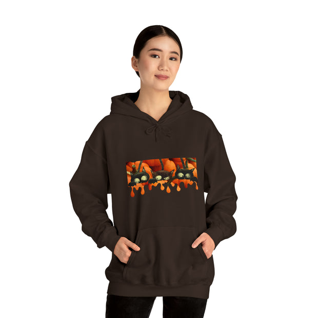 Pumpkin cats Unisex Heavy Blend™ Hooded Sweatshirt