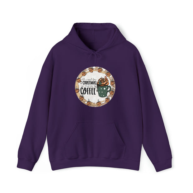 Christmas Coffee Unisex Heavy Blend™ Hooded Sweatshirt