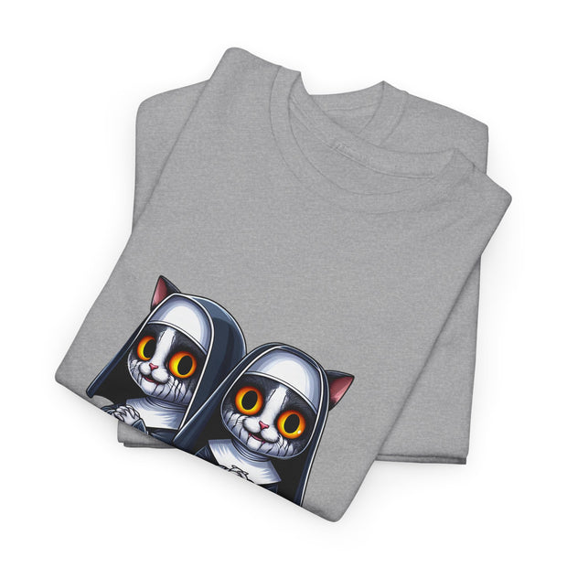 Horror Movie Cats Unisex Heavy Cotton Tee