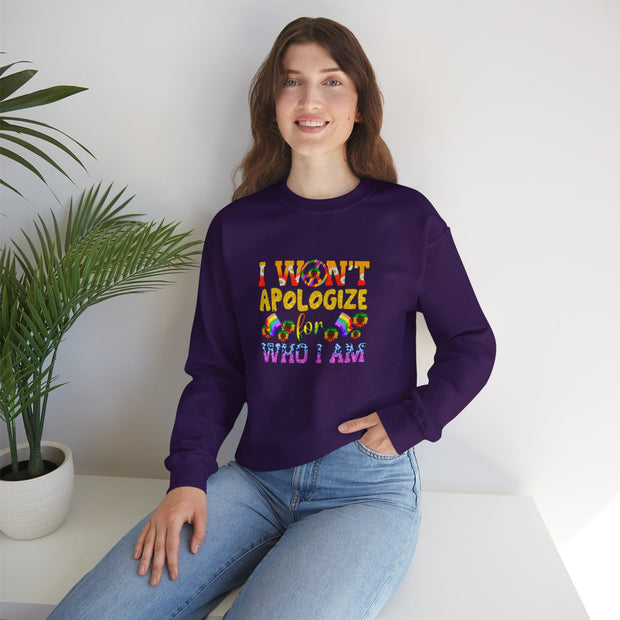 I Won’t Apologize Unisex Heavy Blend™ Crewneck Sweatshirt