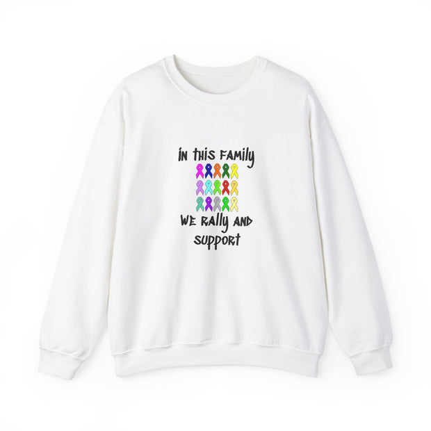 Cancer Family Support Unisex Heavy Blend™ Crewneck Sweatshirt