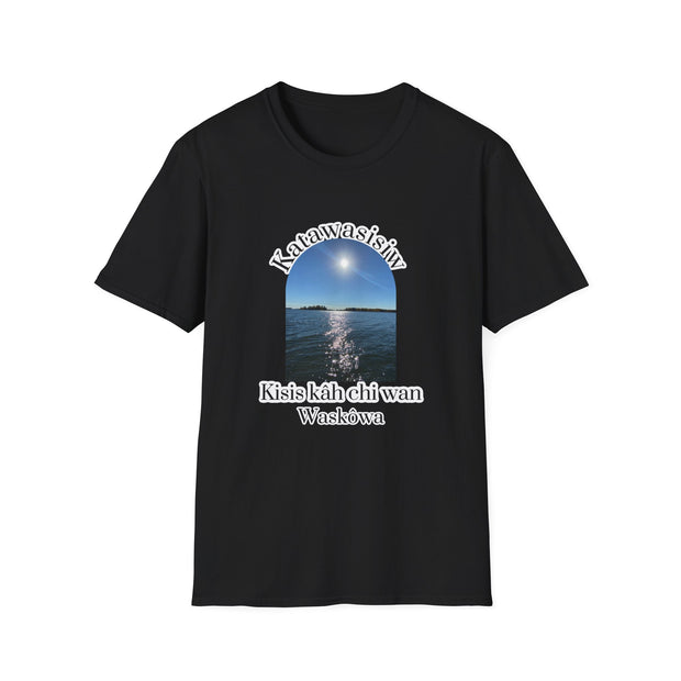Cree Saskatchewan Skies Unisex Softstyle T-Shirt