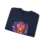 Anime Female Demon Unisex Heavy Blend™ Crewneck Sweatshirt
