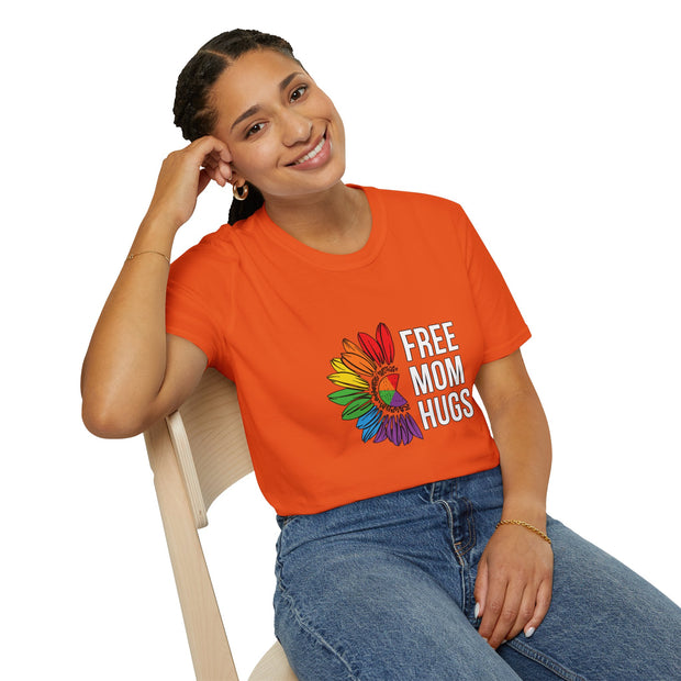 Pride Mom Hugs Unisex Softstyle T-Shirt