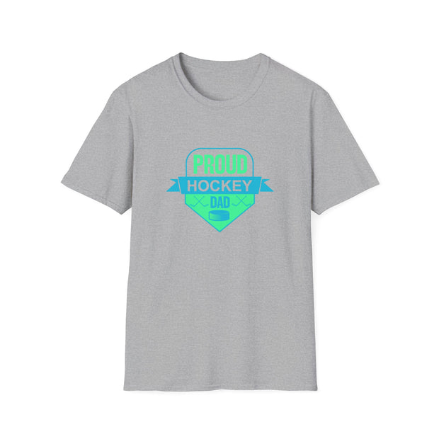 Proud Hockey Dad Unisex Softstyle T-Shirt