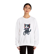 Horror Movie Cats Unisex Heavy Blend™ Crewneck Sweatshirt