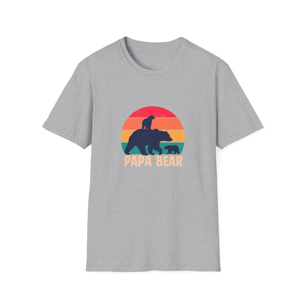 Papa Bear Unisex Softstyle T-Shirt
