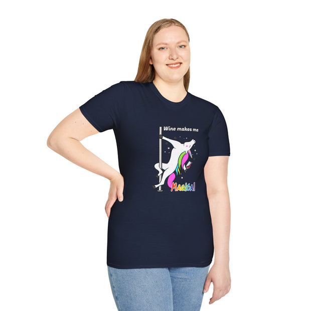 Unicorn Wine Unisex Softstyle T-Shirt