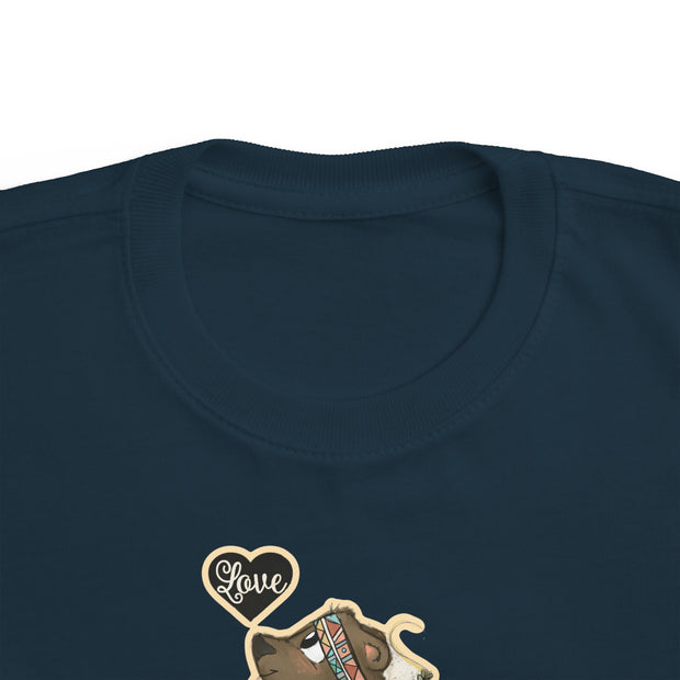Love baby bear Toddler's Fine Jersey Tee