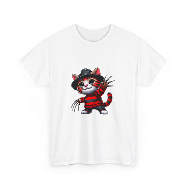 Horror Movie Cats Unisex Heavy Cotton Tee