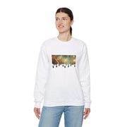 Golden Musical Notes Unisex Heavy Blend™ Crewneck Sweatshirt