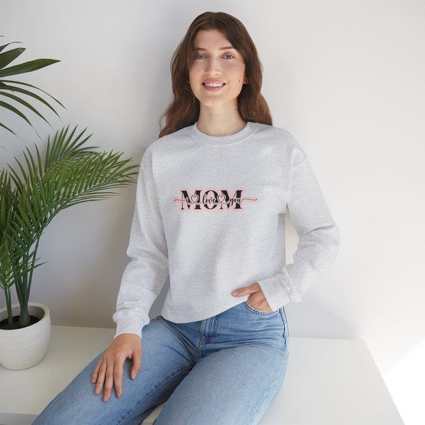 I Love You Mom Unisex Heavy Blend™ Crewneck Sweatshirt
