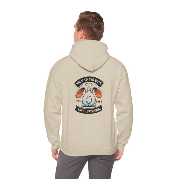 Talk to the Butt Unisex Heavy Blend™ Hooded Sweatshirt