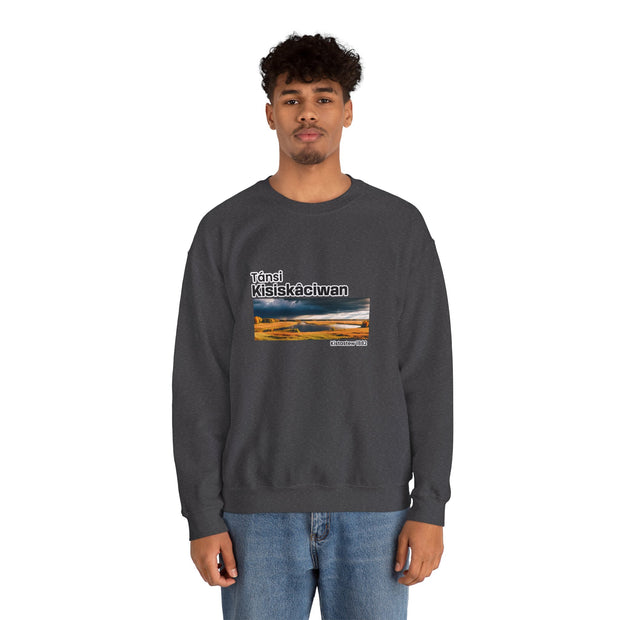 Tánsi Cree Saskatchewan Unisex Heavy Blend™ Crewneck Sweatshirt