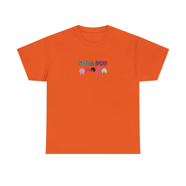 Colorful Soda Pop Unisex Heavy Cotton Tee | Fun Graphic Tee for All Occasions, Festival Apparel, Casual Wear, Gift Ideas, Summer Style