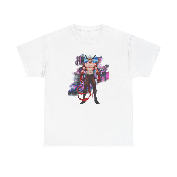 Anime Male Demon Unisex Heavy Cotton Tee