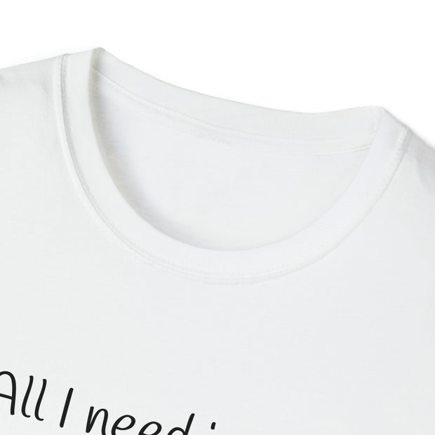 Books, Cat & Coffee Unisex Softstyle T-Shirt