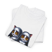 Horror Movie Cats Unisex Heavy Cotton Tee