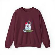 Christmas cat Unisex Heavy Blend™ Crewneck Sweatshirt