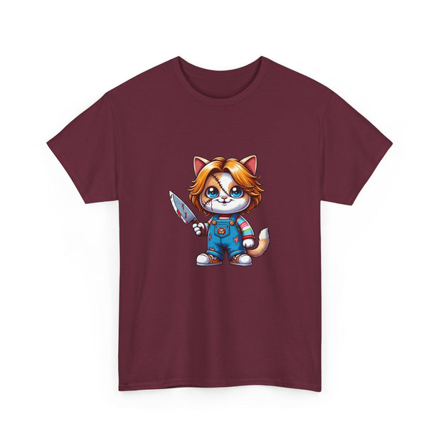 Horror Movie Cats Unisex Heavy Cotton Tee
