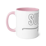 Breast Cancer Support Accent Mugs, 11oz