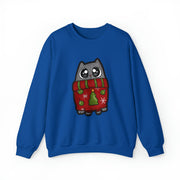 Christmas cat Unisex Heavy Blend™ Crewneck Sweatshirt
