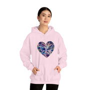 Heart Butterfly Unisex Heavy Blend™ Hooded Sweatshirt