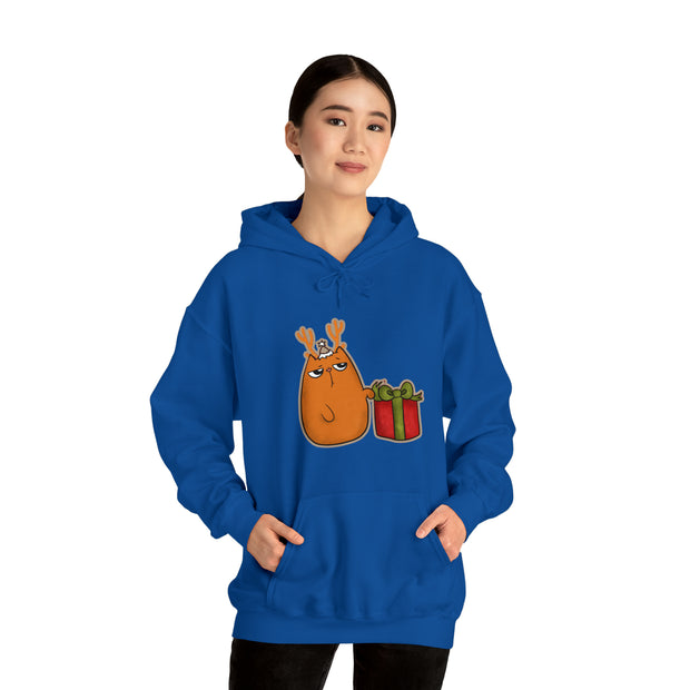 Christmas cat Unisex Heavy Blend™ Hooded Sweatshirt
