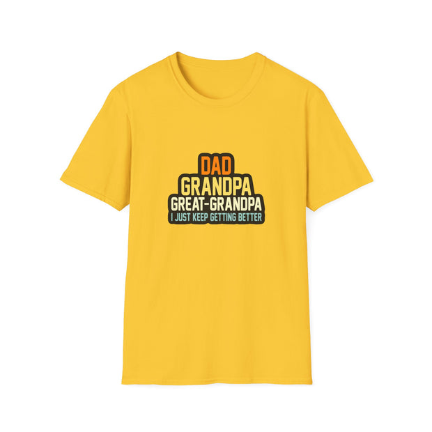 Dad Grandpa Great Grandpa Unisex Softstyle T-Shirt