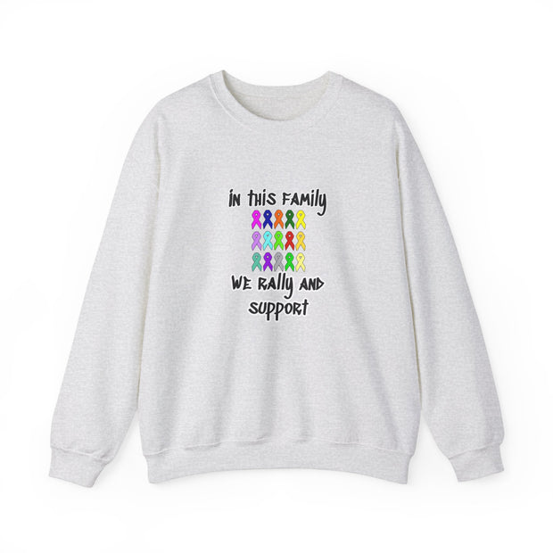 Cancer Family Support Unisex Heavy Blend™ Crewneck Sweatshirt