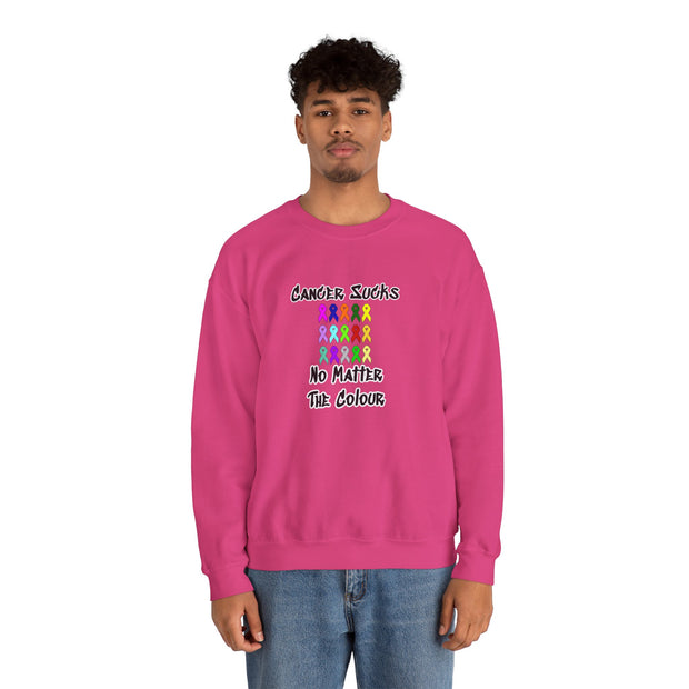 Cancer Sucks Unisex Heavy Blend™ Crewneck Sweatshirt