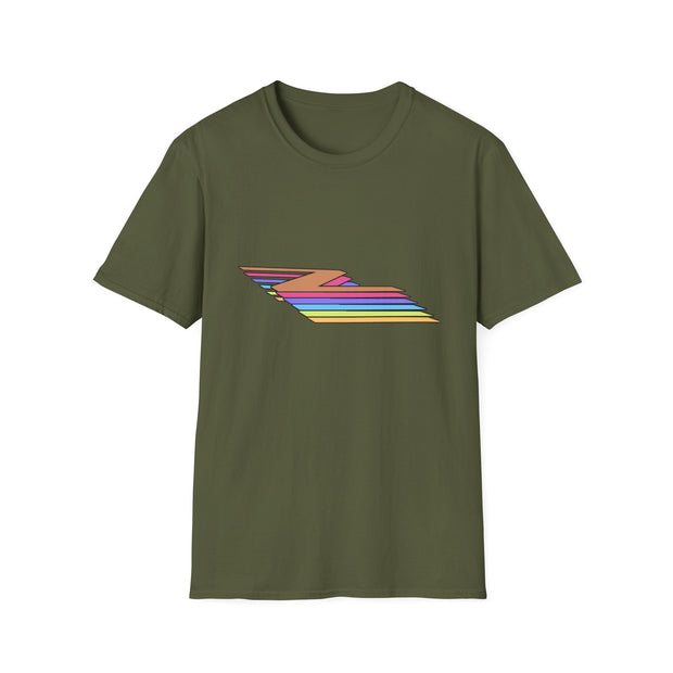 Z Striped Unisex Softstyle T-Shirt