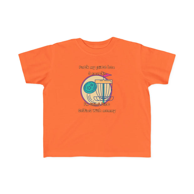 Disc Golf with Mommy Toddler's Fine Jersey Tee