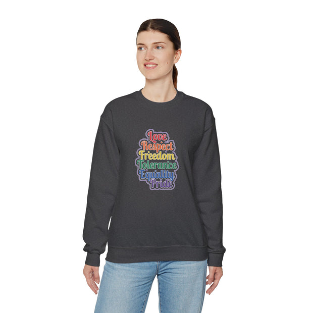 Love Respect Freedom Unisex Heavy Blend™ Crewneck Sweatshirt