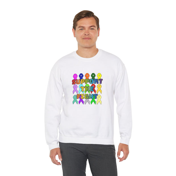 Support the Fight Unisex Heavy Blend™ Crewneck Sweatshirt