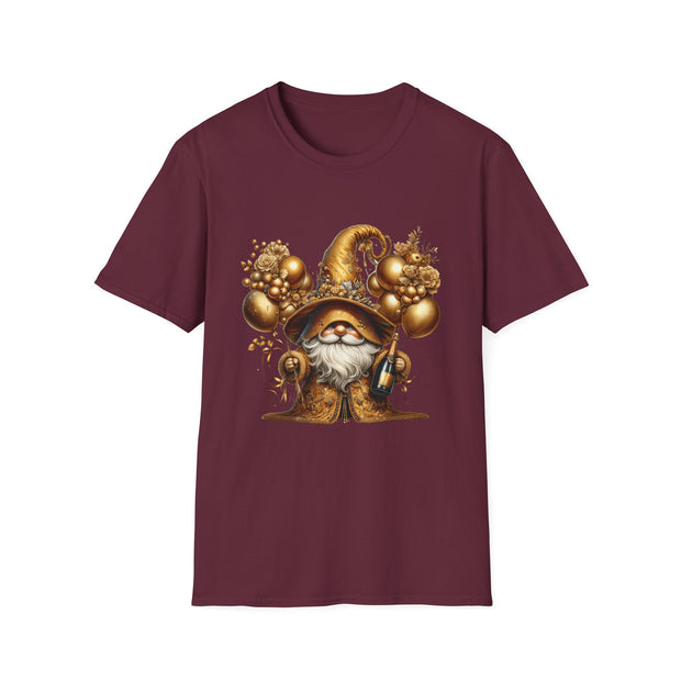 New Year Gnome Unisex Softstyle T-Shirt