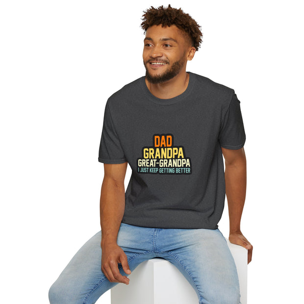 Dad Grandpa Great Grandpa Unisex Softstyle T-Shirt