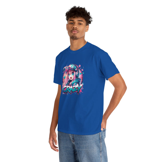 Graffiti Anime Girls Unisex Heavy Cotton Tee