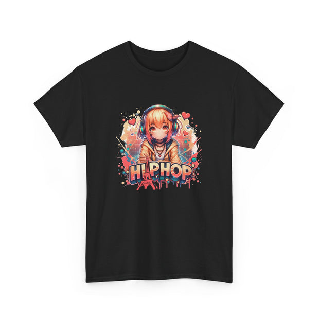 Graffiti Anime Girl Unisex Heavy Cotton Tee