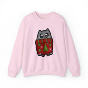 Christmas cat Unisex Heavy Blend™ Crewneck Sweatshirt