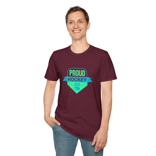 Proud Hockey Dad Unisex Softstyle T-Shirt