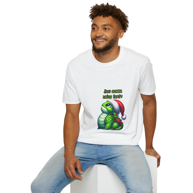 Christmas Dragon Unisex Softstyle T-Shirt
