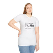 Peace Love Camping Unisex Softstyle T-Shirt
