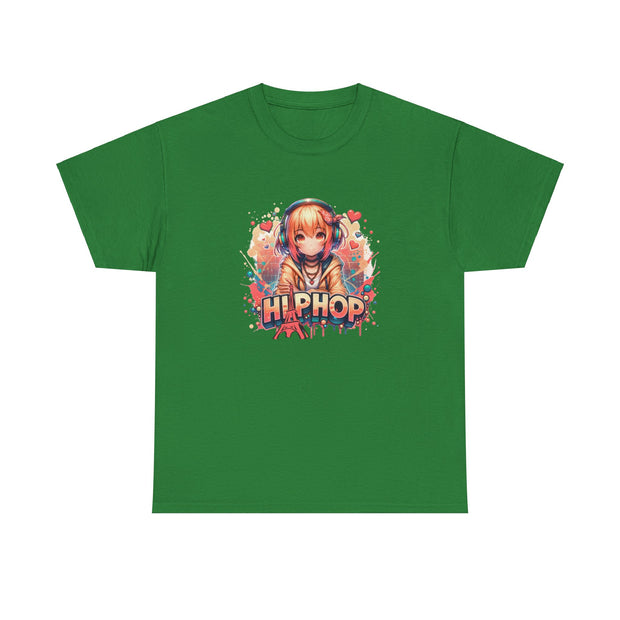 Graffiti Anime Girl Unisex Heavy Cotton Tee