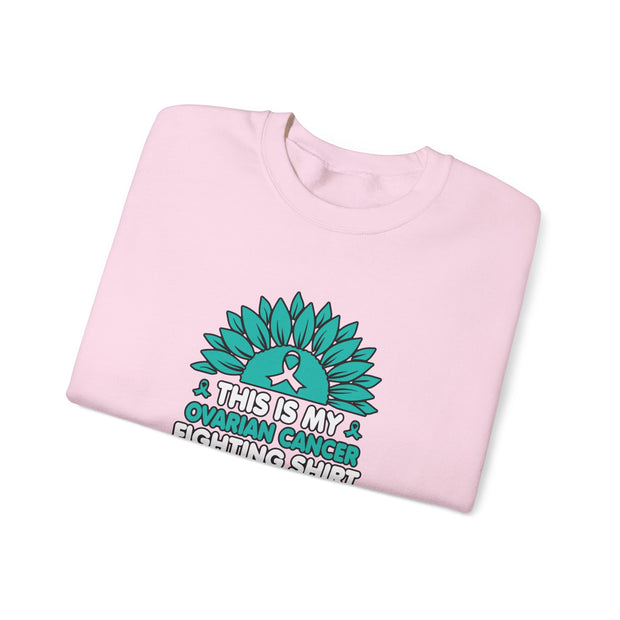 Ovarian Cancer Fighting Unisex Heavy Blend™ Crewneck Sweatshirt