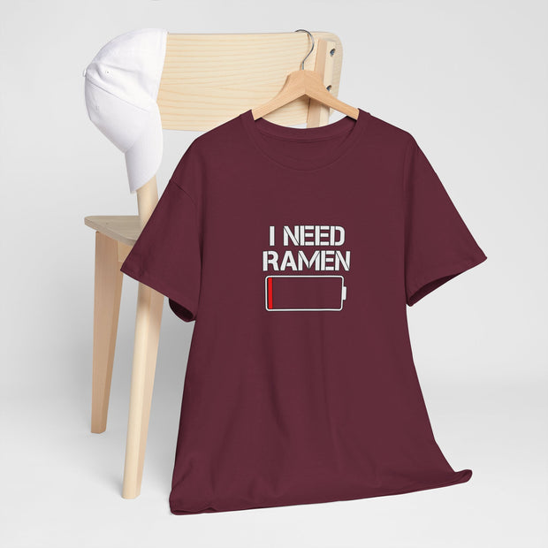 I Need Ramen Unisex Heavy Cotton Tee