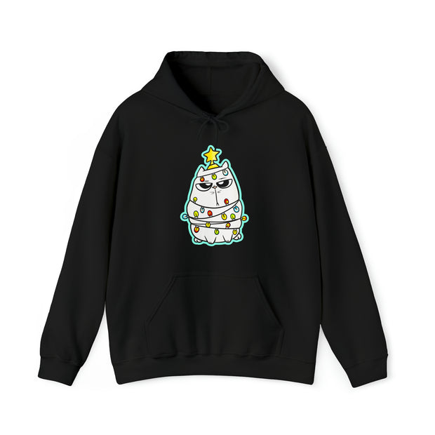 Christmas Cat Unisex Heavy Blend™ Hooded Sweatshirt