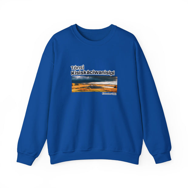 Tánsi Cree Saskatchewan Unisex Heavy Blend™ Crewneck Sweatshirt