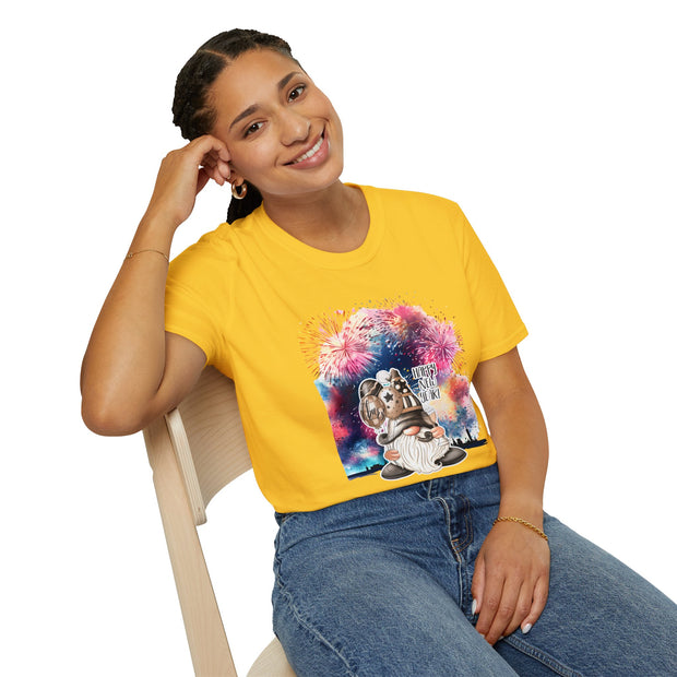 Gnome New Year Unisex Softstyle T-Shirt