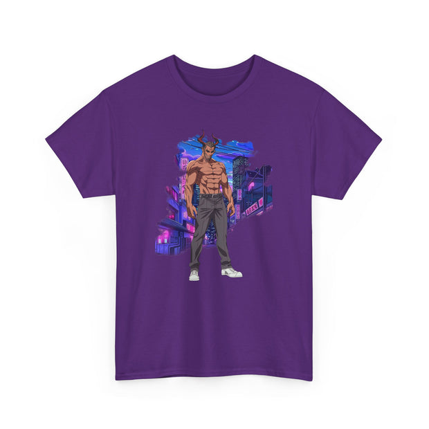 Anime Male Demon Unisex Heavy Cotton Tee